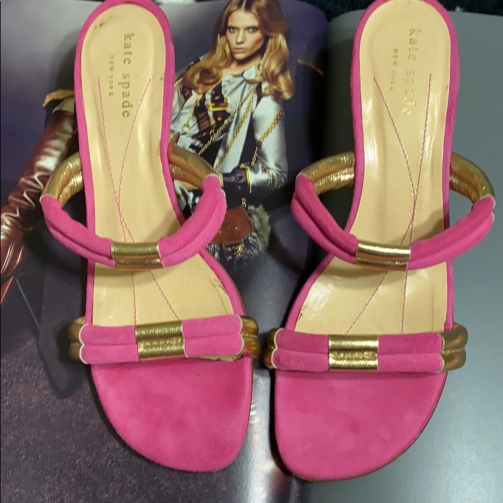 🖤KATE SPADE💕pink sandals